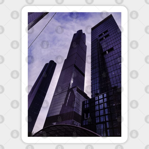 Hudson Yards Manhattan Look Up New York City Sticker by eleonoraingrid